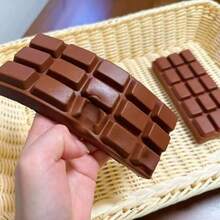 Tachimi 1pc Realistic Chocolate Stress Relief Squeeze Toy, Adult Desktop Fidget Toy, Soft Elastic Dough Texture, Fun Handheld New Squeeze Toy, Birthday Party Surprise Gift, Squeeze Fun Party Favor, Mini Brand Randomly Shipped - Multicolor - View 11