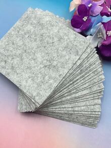 5/10/20/30pcs Felt Fabric, Pre-Cut Size 5.12x5.12 Inches, Approx. 1mm Thick, Stiff Material, Suitable For DIY Crafts, Card Making, Embroidery Backing, Home Decor - Felt Fabric - View 3
