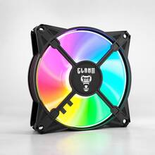Cooler Fan ARGB 3Pinos 5V 120mm Clanm Eurus RGB Gamer Silencioso Alta Performance Air Cooler para PC Gamer Ventoinha 12cn para Gabinete - Visão 14
