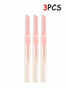1/3/6pcs Retractable Eyebrow Grooming Set, Stainless Steel Eyebrow Scissors, Portable Beauty Tool, Outdoor Travel Makeup Supplies, Ideal Gift For Women, Mom, Girlfriend, Sister And Friend - Multicolor - View 15