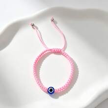 1pc Handmade Devil's Eye Bracelet, Fashion Accessory For Women, Men, Couples, And Friends - One Size Fits All - View 15