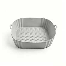 Reusable Silicone Air Fryer Liner, Silicone Air Fryer Baking Tray, Air Fryer Accessories, Kitchen Supplies, Disposable Parchment Paper Alternative - Multicolor - View 14