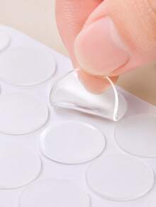 50/300pcs Round Double-Sided Tape Diameter 2cm, Acrylic Transparent Adhesive - View 6