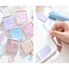 1pc/210pcs Multi-Size Index Sticky Notes, Student Textbook Marking Stickers, Planner Memo Notes, Office Classification Label Stickers, Adhesive Memo Paper - A - View 3