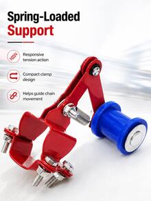 Motorcycle Chain Tensioner, Universal Spring Loaded Automatic Chain Adjuster With Guide Roller, Heavy Duty Metal Bolt-On Chain Tensioning Roller, Suitable For Dirt Bikes, ATV, Quad Bikes, Pit Bikes, Scooters, Motorcycle Accessories, Motorcycle Equipment - A - View 9