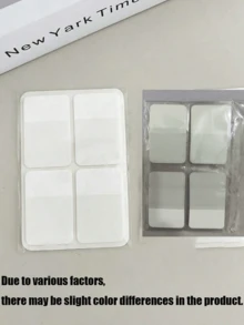 40/80/160張白色N次雙面可書寫便利貼，辦公與學校文具，開學必備，索引貼紙，白色透明偶像小卡，簡易書籤，標記貼，可書寫便利貼，學生貼紙 - 白色 - 查看 11