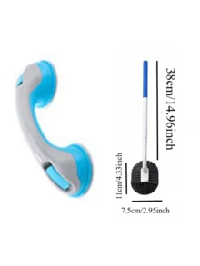 Drill-Free Suction Cup Bathroom Grab Bar, Non-Slip Shower Safety Handle, Portable Support Grip, Rental Bathroom Installation, Mobility Aid For Disabled, Bathtub Entry/Exit Support, Hotel Temporary Safety Rail - Multicolor - View 15