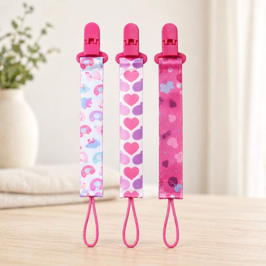 Baby Pacifiers & Accessories - Set 3 Mädchen - Übersicht 1
