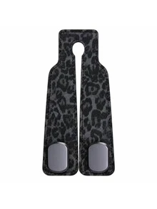 Car Seat Headrest Hooks, Hidden Dual Hooks, Faux Leather And Zinc Alloy Material, Heavy Duty ABS Hooks, Suitable For Car Back Seat Storage, Handbags, Shopping Bags And Wallets - Leopard Print - View 13
