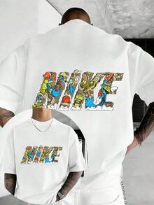 Men T-Shirts - 白色 - 查看 6