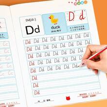 32-Page English Alphabet Practice Book, For Learning English Letters, Tracing English Calligraphy Fonts, School And Back-To-School Season Learning Supplies - A - View 3