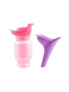 750ml Portable Foldable Unisex Urinal, Foldable Emergency Toilet With Female Urination Device, Leak-Proof Odorless Travel Urine Bottle, Suitable For Camping, Hiking, Traffic Jams, Adjustable Emergency Urine Bottle, Unisex Car Portable Toilet, Retractable Personal Mobile Toilet, Urine Bottle - View 15