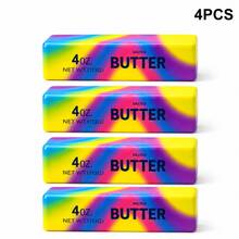 Realistic Colorful Rectangular Butter Stick Squeeze Toy, Rainbow Multi-Color Set Slow Rebound Sensory Stress Relief Toy, Funny Prank Gift, Perfect Gift For Holidays, Birthdays, Christmas And Parties. - Multicolor - View 11