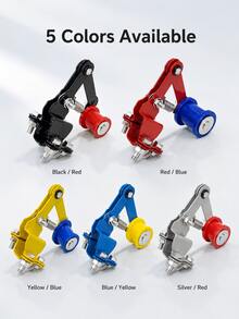 Motorcycle Chain Tensioner, Universal Spring Loaded Automatic Chain Adjuster With Guide Roller, Heavy Duty Metal Bolt-On Chain Tensioning Roller, Suitable For Dirt Bikes, ATV, Quad Bikes, Pit Bikes, Scooters, Motorcycle Accessories, Motorcycle Equipment - A - View 11