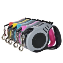 1pc 3 Meters/5m Retractable Adjustable Pet Leash, Suitable For Small And Medium Dogs, Automatic Retractable Dog/Cat Leash, Bone Shape - Multicolor - View 1