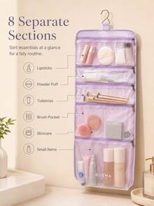 New Minimalist Hanging Travel Toiletry Storage Bag, Compartment Storage Design, Portable, Suitable For Travel, Business Trip And Home Use - Multicolor - View 4