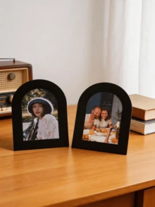 5/10pcs Arched Cardboard Photo Frames, Desktop Standing Minimalist Photo Display Stand, Vertical Aesthetic Picture Frame, Birthday Wedding Party Table Decor, Home Desk Decoration - Multi-color - View 8