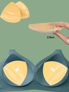 2/1對雙面自黏隱形乳貼，適用於水上運動與游泳，可拆卸 - 彩色 - 查看 1