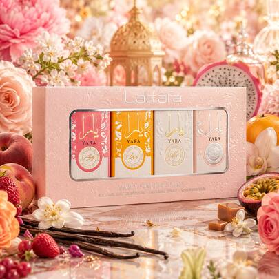 Lattafa Yara Collection – 4-Piece Eau De Parfum Set 4 * 5 Ml
