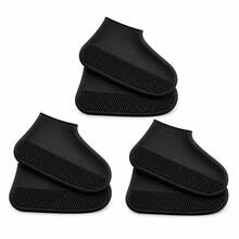 1/3 Pairs Thin Silicone Insoles, Suitable For Latex Shoe Covers, Waterproof, Neutral Design, Convenient For Outdoor Use, Ideal Shoe Covers For Rainy Days - Multicolor - View 23