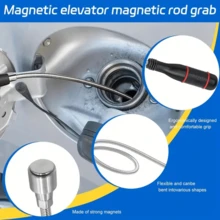 3 PiecesMagnetic Pickup Tool Set – Telescoping 7-30.5" & 5-25" Flexible Retrievers, Strong Magnets, Durable Handle For Auto Repair & Tight Spaces, Compact Mechanic Kit - A - View 7