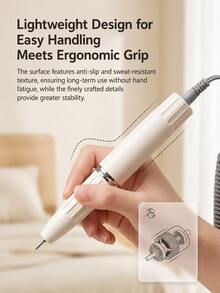 Electric Nail Drill, USB Rechargeable, Wireless Manicure & Pedicure Tool, Portable Nail File Machine, Suitable For Acrylic Nails, Gel Nails Polishing And Cuticle Care, Comes With 11 Grinding Heads And 6 Grinding Bands, Professional Nail Art Set, Perfect Gift For Women - Multicolor - View 9