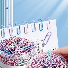 160pcs/500pcs Random Color Paper Clips, Macaron Color Portable Card Decoration File Data Storage Paper Clips, File Bookmark Paper Clips Storage Stationery U-Shaped Fixed 29mm (Randomly Shipped New And Old Versions) - Sets - View 6