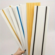 1件 2.3m x 14cm 自黏式柔性泡棉踢腳線,可撕貼 3D 裝飾牆線地板邊飾條 - A - 查看 6