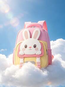 This Stylish Cartoon Bunny And Bear Backpack Is Perfect For , Traveling, Shopping, Attending Parties, And Also Makes A Great Gift For Friends - Multicolor - View 5