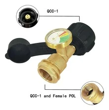 Manómetro Adaptador Tanque Gas Glp Qcc1 Conexión Tanque Gas - A - Ver 3