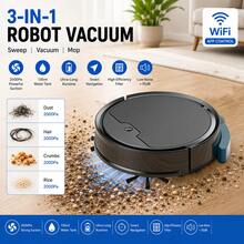 Hbdieuo Smart Robot Vacuum Mop - Portable, USB Interface, Wireless, 20-Hour Battery, With Water Tank For Efficient Floor Cleaning - Sweeping Robot APP Model (with Water Tank) - View 13