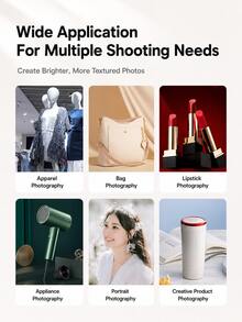 2-In-1 & 5-In-1 Foldable Photography Reflector, Portable Round Gold Silver White Black Soft Light Reflector, Suitable For Portrait, Product, Studio And Outdoor Photography, Multiple Sizes Available - one-size - View 10