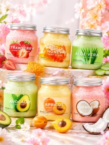 Foot & Hand Care Scrubs - Strawberry - View 2