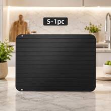 Cutting Board, Household Kitchen Cutting Board, Double-Sided Fruit And Vegetable Board, Frozen Meat Defrosting Tray. Faster And Safer Defrosting Method, Large Defrosting Tray, Defrosting Through Natural Heating. - Multicolor - View 7