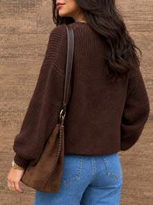 Women Cardigans - pas kahverengi - Görünüm 3