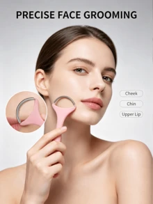 Painless Facial Hair Remover, Portable Spring Roller Epilator, Spring-Type Hair Removal Tool, Lightweight Hair Removal Device, Suitable For Men And Women, Stainless Steel Spring - Multicolor - View 2