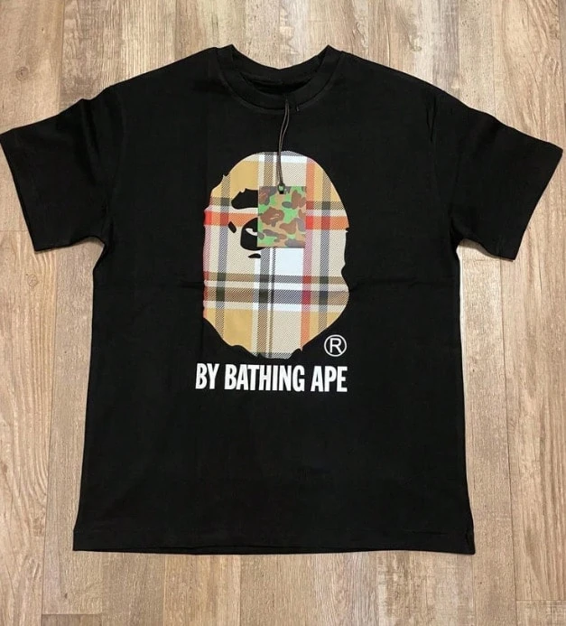 Camiseta casual con estampado gráfico para el día a día en verano, unisex, de algodón - Negro - Ver 1