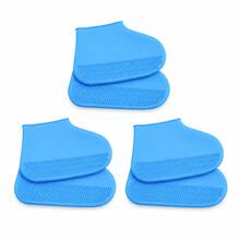 1/3 Pairs Thin Silicone Insoles, Suitable For Latex Shoe Covers, Waterproof, Neutral Design, Convenient For Outdoor Use, Ideal Shoe Covers For Rainy Days - Multicolor - View 22