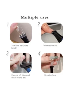 SAUA Stainless Steel Russian Cuticle Nippers Nail Clippers Cuticle Pliers Ingrown Nail Pliers Pointed Tip Professional Manicure Tools Cuticle Trimming Tools - Multicolor - View 2
