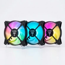Cooler Fan ARGB 3Pinos 5V 120mm Clanm Eurus RGB Gamer Silencioso Alta Performance Air Cooler para PC Gamer Ventoinha 12cn para Gabinete - Visão 18