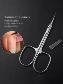 SAUA Stainless Steel Russian Cuticle Nippers Nail Clippers Cuticle Pliers Ingrown Nail Pliers Pointed Tip Professional Manicure Tools Cuticle Trimming Tools - Multicolor - View 4