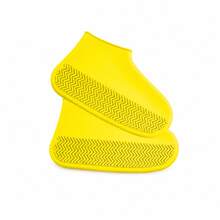1/3 Pairs Thin Silicone Insoles, Suitable For Latex Shoe Covers, Waterproof, Neutral Design, Convenient For Outdoor Use, Ideal Shoe Covers For Rainy Days - Multicolor - View 12