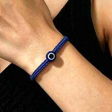 1pc Handmade Devil's Eye Bracelet, Fashion Accessory For Women, Men, Couples, And Friends - One Size Fits All - View 11