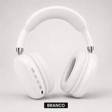 Fone de Ouvido Headphone Sem Fio Over-Ear com Microfone e Modo FM P9 - Visão 4