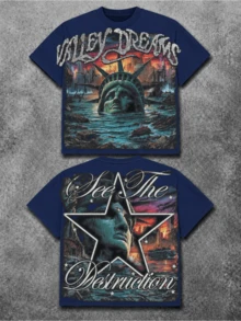 Women T-Shirts - 海軍藍 2 - 查看 1