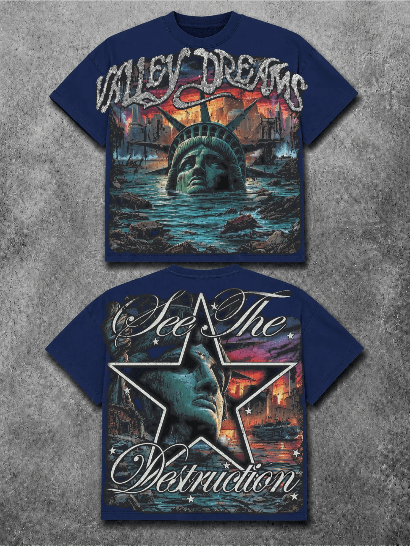 Women T-Shirts - 海軍藍 2 - 查看 1