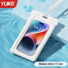 Yuke IPX8 Waterproof Phone Dry Bag, Floating Touchscreen Waterproof Pouch With Lanyard For Beach And Swimming - Multicolor - View 13