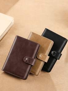 Passport Wallet Organizer With Boarding Pass Holder - Line & Letter Print, Waterproof Bi-Fold Passport Holder, Large Capacity Driving License Case With RFID Anti-Theft Function, Unisex, Suitable For Family Travel,Travel Essential - Multicolor - View 5