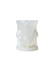 1pc Ghost Bear Silicone Mold, Candle Mold - Durable And Reusable, Easy To Demold And Operate, Suitable For Various Wax Materials - Can Be Used To Make Decorative Candles, Gift Decorations, Suitable For DIY Crafts, Holiday Gifts And Home Decor. - Ghost Bear Mold - View 5