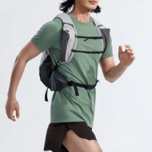 CAMEL CROWN Outdoor Functional Short-Sleeved Crew Neck Slim Fit T-Shirt, Antibacterial, Suitable For Hiking, Men And Women. - Midori Matsuno - View 5